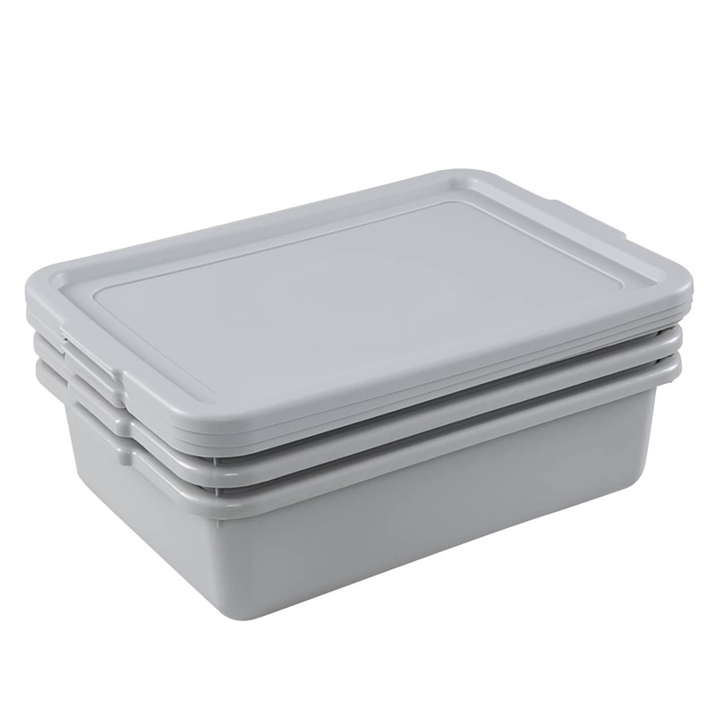 Saedy 3 Pack 13 L Food Service Bus Tub with