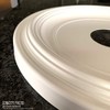 Ekena Millwork CMP16BA Baltimore Thermoformed PVC Ceiling Medallion (Fits Canopies