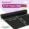 PerkHomy Black Kraft Paper Roll 17.5" x 960" (80') for
