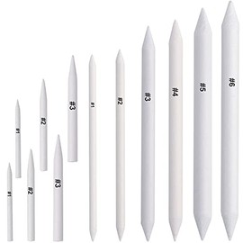 12 Pcs Blending Stump and Tortillions, Paper Art Blenders, Art Pencils, Drawing Pencils for Artists Student Sketch Drawing Tools, Drawing Supplies