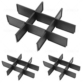 48-22-8473 Packout Dividers For Packout 3-Drawer Drawer Tool Box （ Pack of 3，Black）