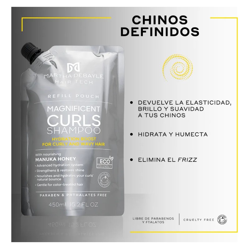 MARTHA DEBYALE HAIR TECH Magnificent Curls Shampoo Pouch. Chinos, con