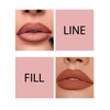 Jutqut Spanish Pink Matte Lipstick Lip Liner Pencil With Sharpener,