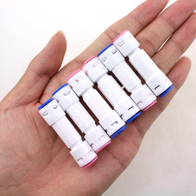 Bxian 6PCS 1/4 Inch Quick Connect Check Valves POM One