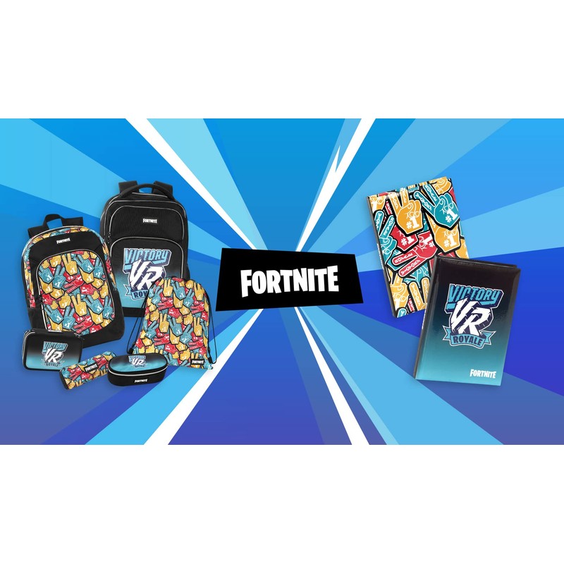 Panini Organized Rectangular Pencil Case - Fortnite - Sporty Victory