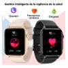 Reloj inteligente Mujer Smartwatch Deportiva Smartblacelet para mujer Rosa 1.96