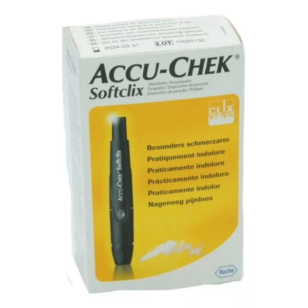 Accu-Chek Dispositivo Punción Disparador Accucheck Softclix 25lancetas