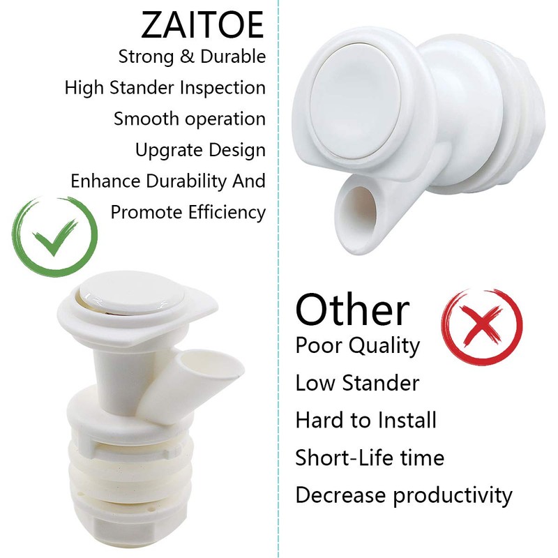 ZAITOE Push Button Spigot Replacement, Compatible with Igloo 2, 3,