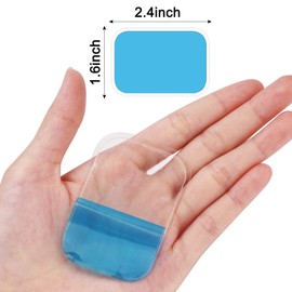 OSELEE 60PCS Abs Trainer Gel Pads, Replacement Gel Sheet Stimulator for Abs Toner Abdominal Workout Toning Belt Muscle Toner Pads