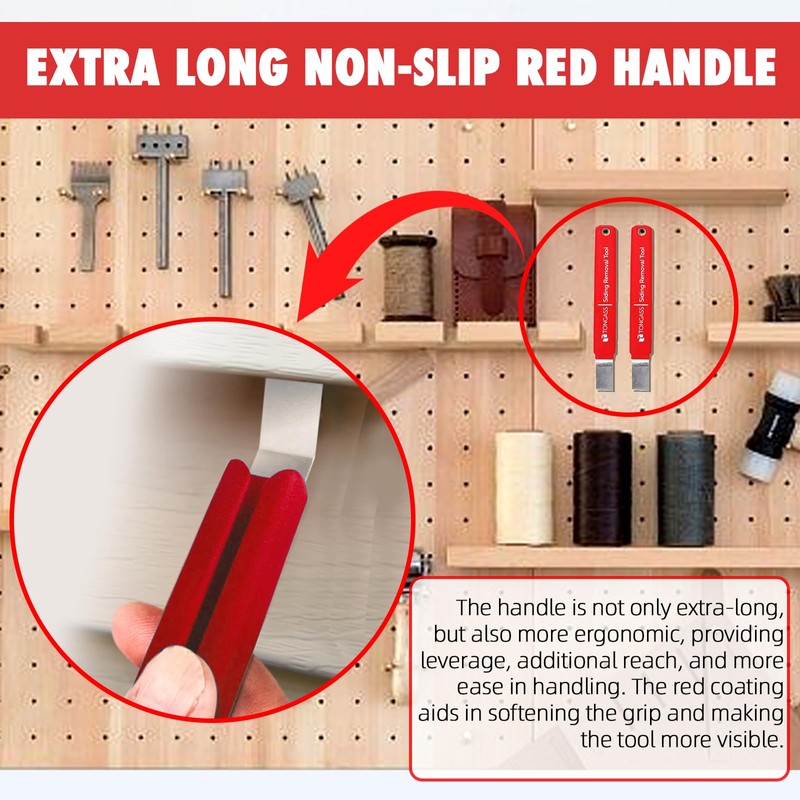 TonGass 7-Inch Vinyl Siding Removal Tool with Extra Long Handle,