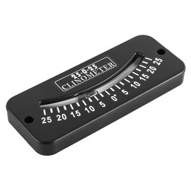VOANZO Mini Inclinometer Angle Clinometer 25-0-25 Mini Protractor Inclinometer Clinometer Goniometer for Ship Routes