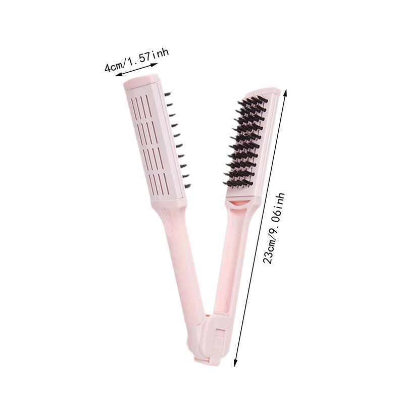 Harilla Hair Straightening Comb Double Sided Brush Comb Soft Hair