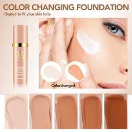 Base de Maquillaje 4 en 1 de Match Cosmetics de Espectro Medio, Líquida 4 en 1 con FPS 50+, Corrector Cosmético Ligero, de Larga Duración y Resistente