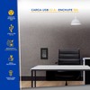 Megaluz HY-J310 Placa Contacto Tomacorriente Inteligente Conector USB 2 Puertos