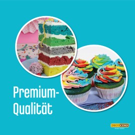 Decocino Neon Food Paste Yellow - High Dose Food Colour - for Colouring Cakes, Tarts, Muffins, Cupcakes - Tasteless