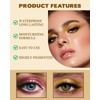 Shimmer Cream Eyeshadow, Ultra-Blendable Glitter Eye Shadow with Moisturizing Formula,