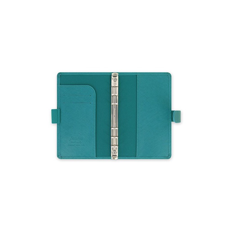 Filofax Personal Compact Saffiano Organiser - Aquamarine