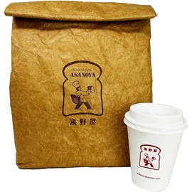 Killy & Associates Lunch Bag, Machikado Gallery, Asanoya Tyvek Lunch Bag, Insulated, Approx. 0.8 x 8.5 x 10.6 inches (2.1 x 21.7 x 27 cm)