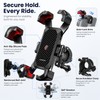Bike Phone Holder for 4.7–7 Inch Smartphones – 360° Adjustable
