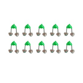 QHAJRYYC 10 Pcs Plastic Fishing Rod Alarm Bell, Bells Fishing, Bells for Fishing Poles, Bell Alert for Fishing Pole, Fishing Rod Bells, Bell for Rods, Fish Bells for a Fishing Pole