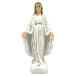 Vittoria Collection 12 Inch Our Lady of Grace Italian Statue Sculpture Figurine Made in Italy Indoor Outdoor Garden