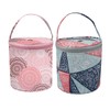 CYNOSURETECH 2-Piece Knitting Tool Storage Bag, Portable Storage Bag, Travel