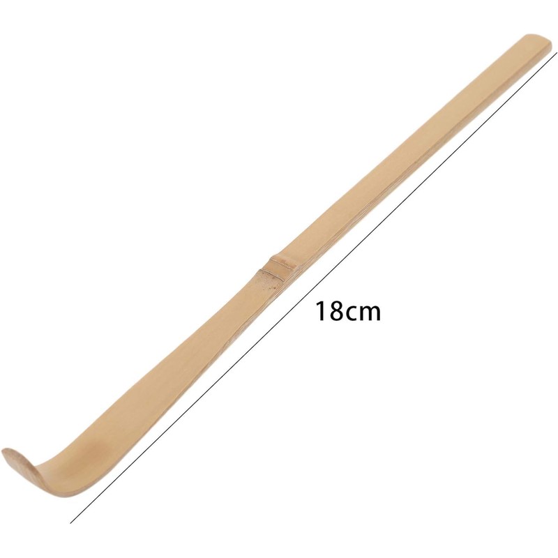 18cm Japanese Tea Scoop - Handmade Bamboo Matcha Spoon for
