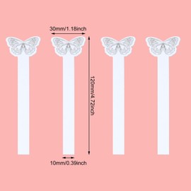 Honbay 100PCS Disposable Perfume Test Strips Butterfly Pattern Essential Oils Paper Test Strips Smelling Testing Paper for Aromatherapy Fragrances Scents