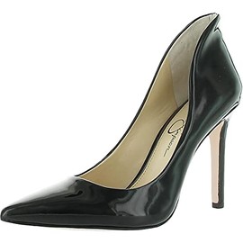Jessica Simpson Women's Cambredge Pointed Toe Pump, Black, 12