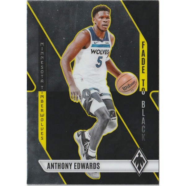 2023-24 Panini Phoenix Fade to Black Anthony Edwards Timberwolves Card