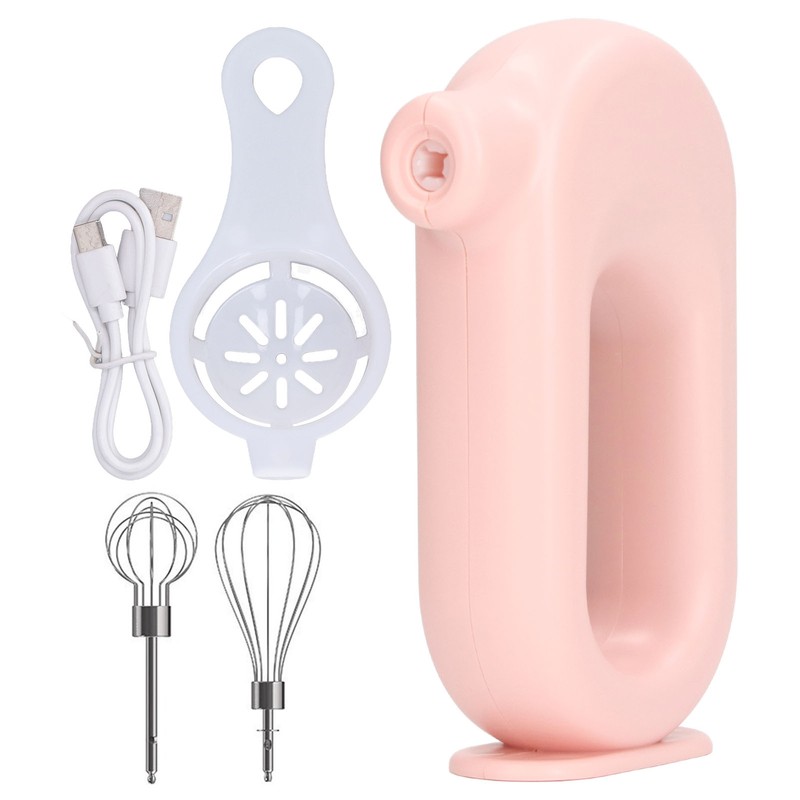 Electric Hand Mixer USB Charging 4 Level Adjustment Electric Eggbeater