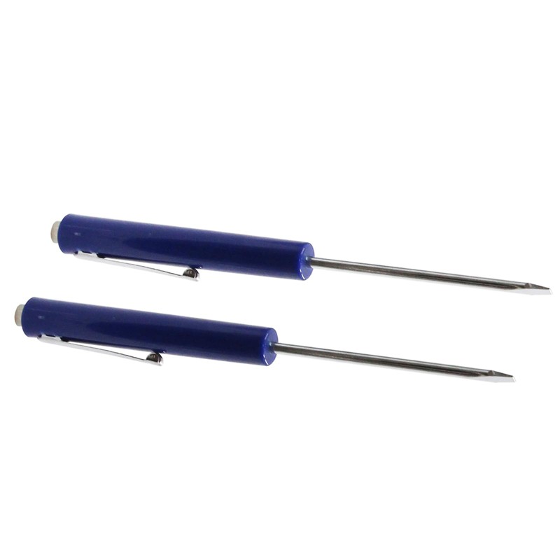 LVOUP Mini Pocket Screwdriver Blue Portable Screwdriver Slotted Screw Driver