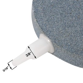 AQUANEAT Air Stone Fish Tank Bubbler Aquarium Disc Oxygen Diffuser for Hydroponics Aerators Pump (2-3/8“(6 pcs))