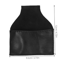 WHAMVOX Billiard Portable Chalk Holder Convenient Pool Table Accessory Black Plastic Case for Supplies