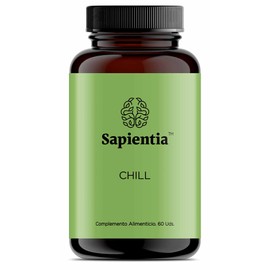 Sapientia CHILL - Nootrópico 100% Natural - Ayuda a reducir la ansiedad - GABA, Melisa, Pasiflora, L-Teanina, Vitaminas B1, B3 Y B6.