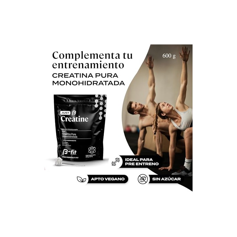 B-FIT Just Creatine Creatina Monohidratada Pura