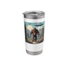 Bigfoot UFO Drones Alien Conspiracy Theory Stainless Steel Insulated Tumbler