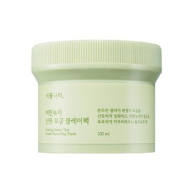 Shingmulnara Young Green Tea Fresh Pore Clay Pack 100ml - Shingmulnara Young Green Tea Fresh Pore Clay Pack