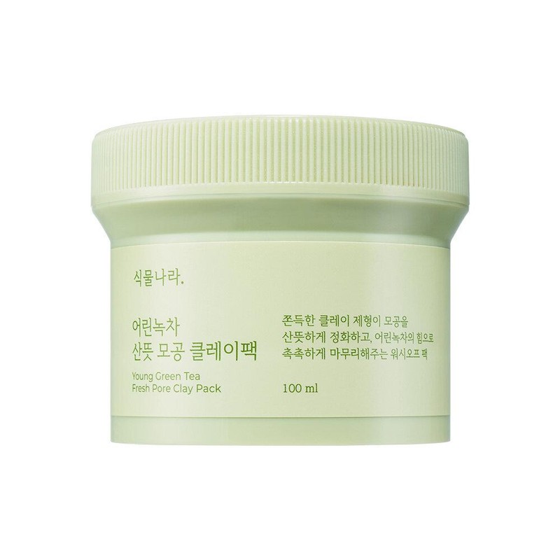 Shingmulnara Young Green Tea Fresh Pore Clay Pack 100ml -