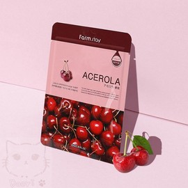 farm stay DR Farm Stay Visible Difference Mask Sheet Acerola 10 Sheets Oil and Moisture / DR 팜스테이 비저블 디퍼런스 마스크 시트 아세로라 10매 유수분