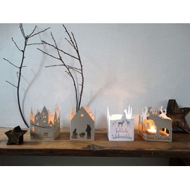 Good old Friends Winter Light Letter - Nativity Scene
