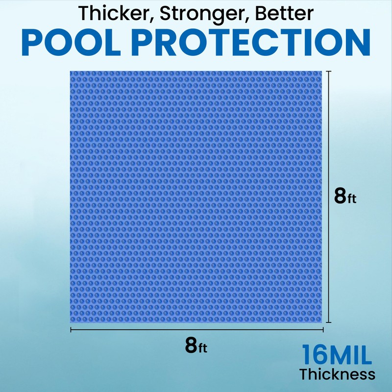 Sun2Solar Solar Pool Cover 16 Mil | 8 x 8