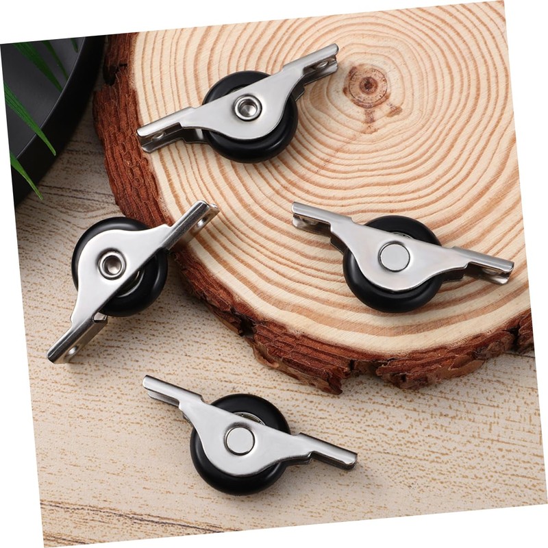 Operitacx 6pcs Silent Nylon Sliding Door Rollers Door Roller Sliding