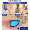 Glass Foot File Callus Remover- Heel Scraper & in Shower