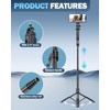 Tafunkun 62.2" Selfie Stick Tripod, 360° Extendable Phone Selfie Stick