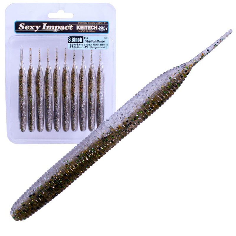 Keitech (kay Tech) Lure Sexy Impact 3.8 440 erekutorikkusyaddo