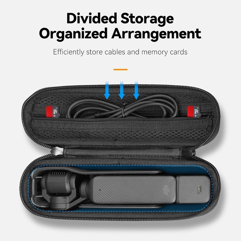 TELESIN Small Travel Hard Carry Case for DJI Pocket 3