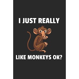 Affe Äffchen Notizbuch: Affe Äffchen Notizbuch für Liebhaber / Notizheft / Notizblock A5 (6x9in) Dotted Notebook / Punkteraster / 120 gepunktete Seiten