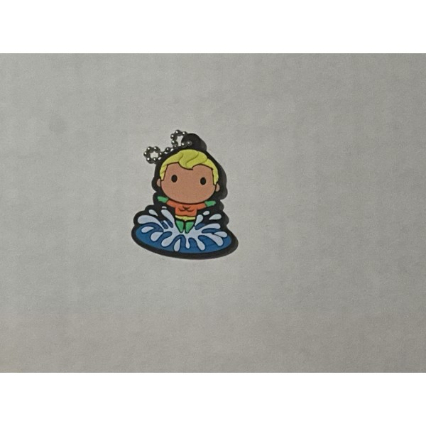 AQUAMAN dc super power chibi keychain **quarter to show size**