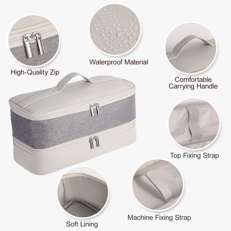 GENCAM Double-Layer Airwrap Travel Case for Shark Flexstyle, Carrying Case